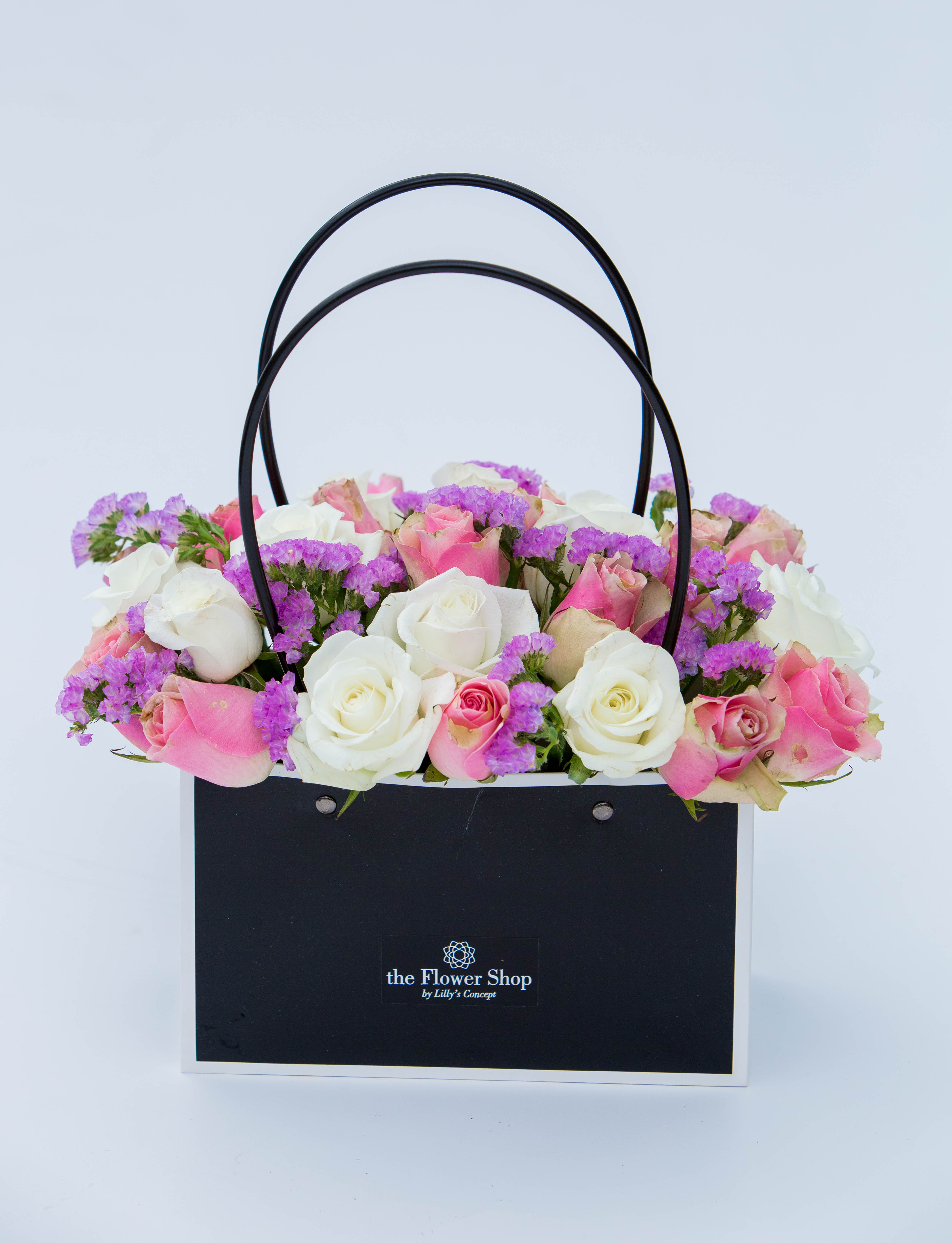 Flower bag arrangement