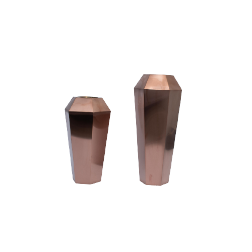 BRUSHED ROSE GOLD PLANTER